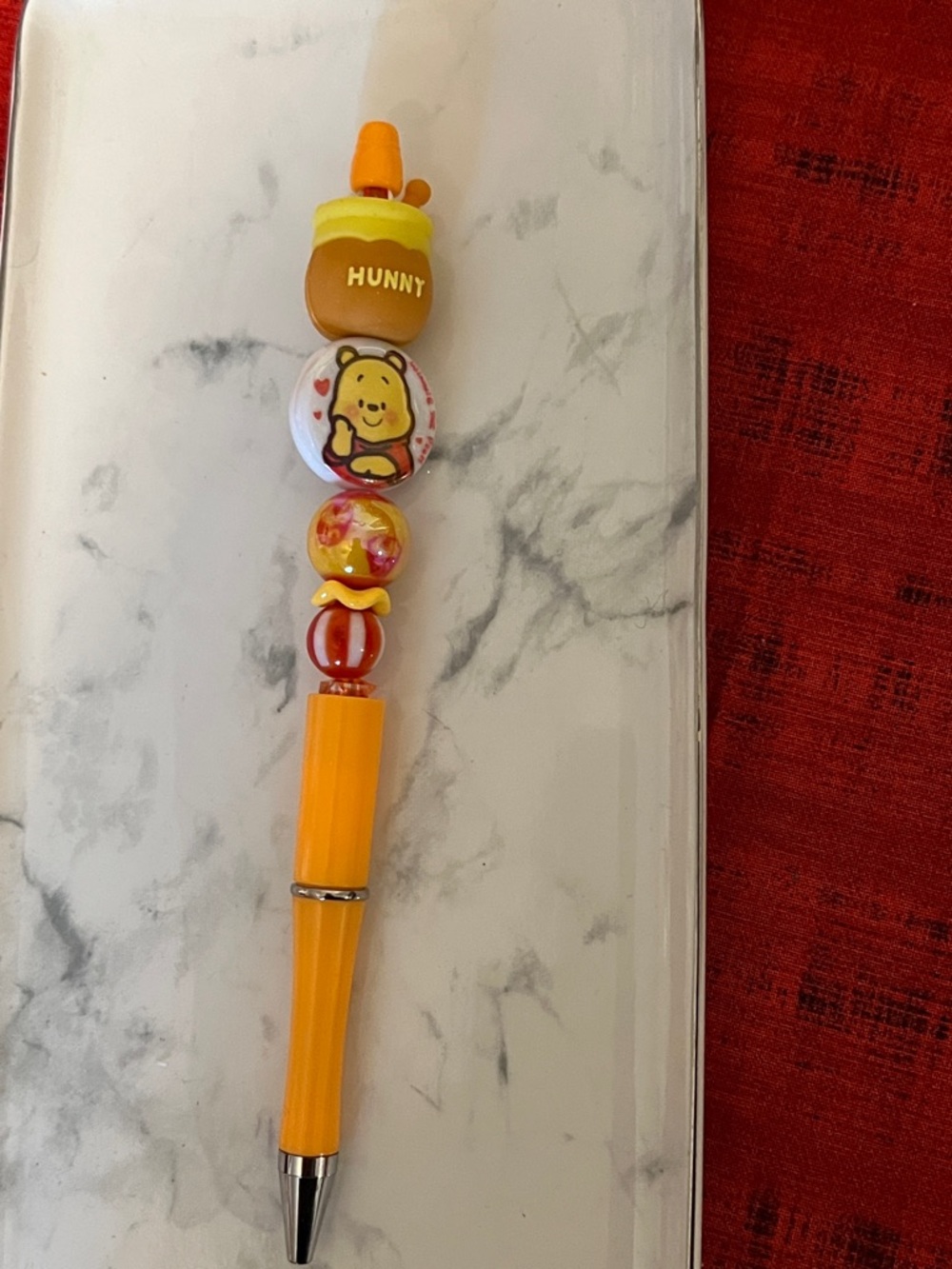 Extended rod Beadable character Pen